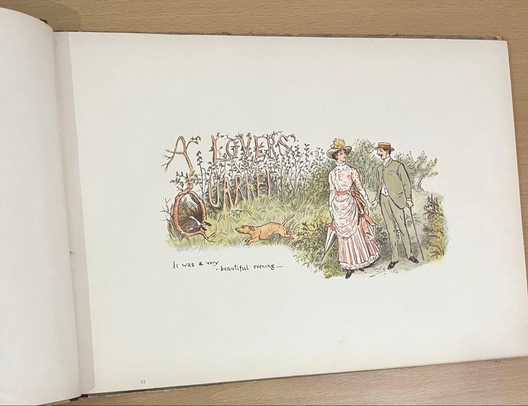 No.374 希少 古書 洋書 絵本 コールデコット アンティーク