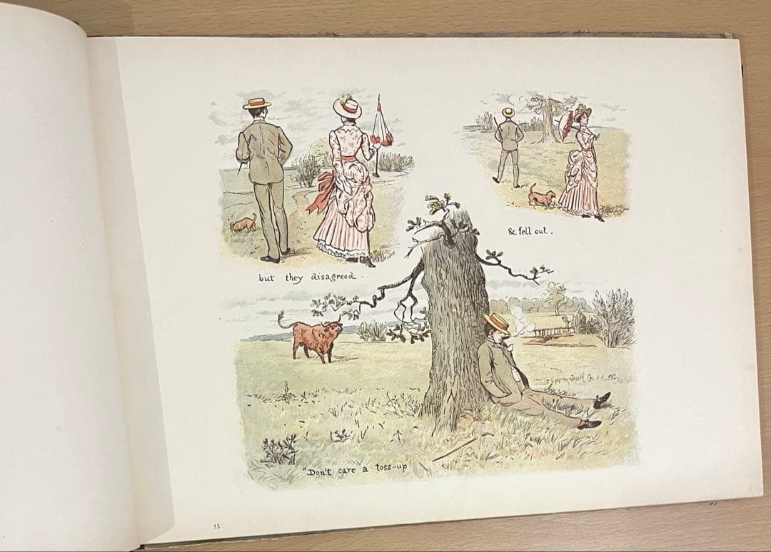 No.374 希少 古書 洋書 絵本 コールデコット アンティーク