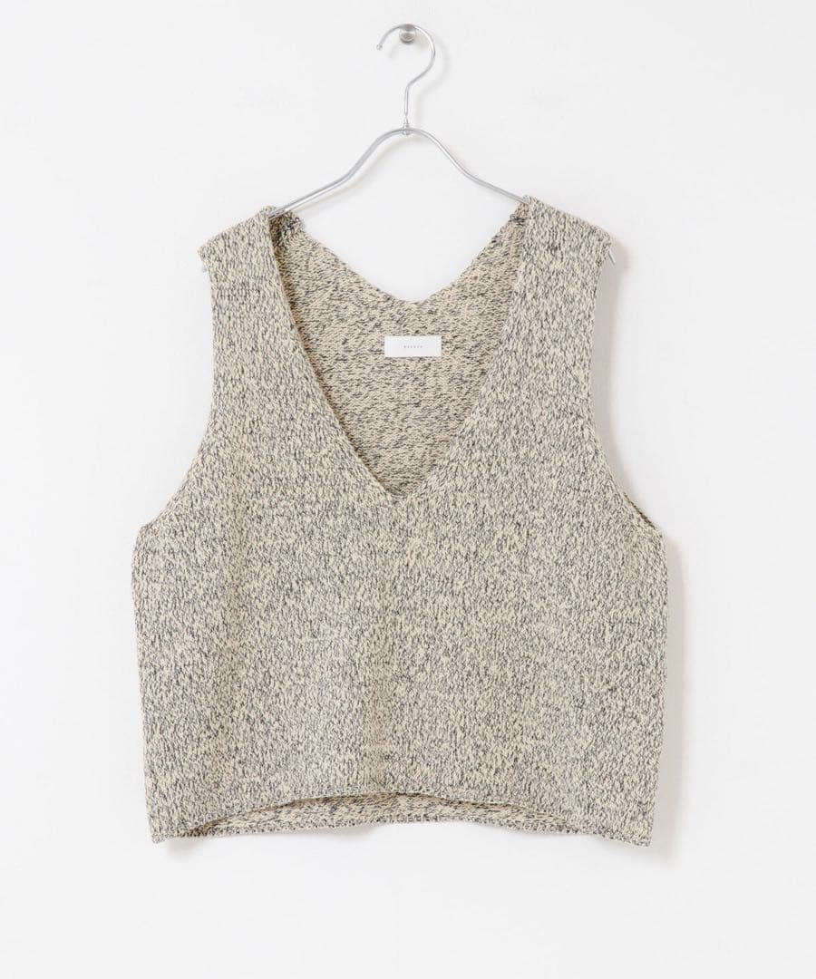 かぐれ　テープヤーンニットベスト　新品未使用