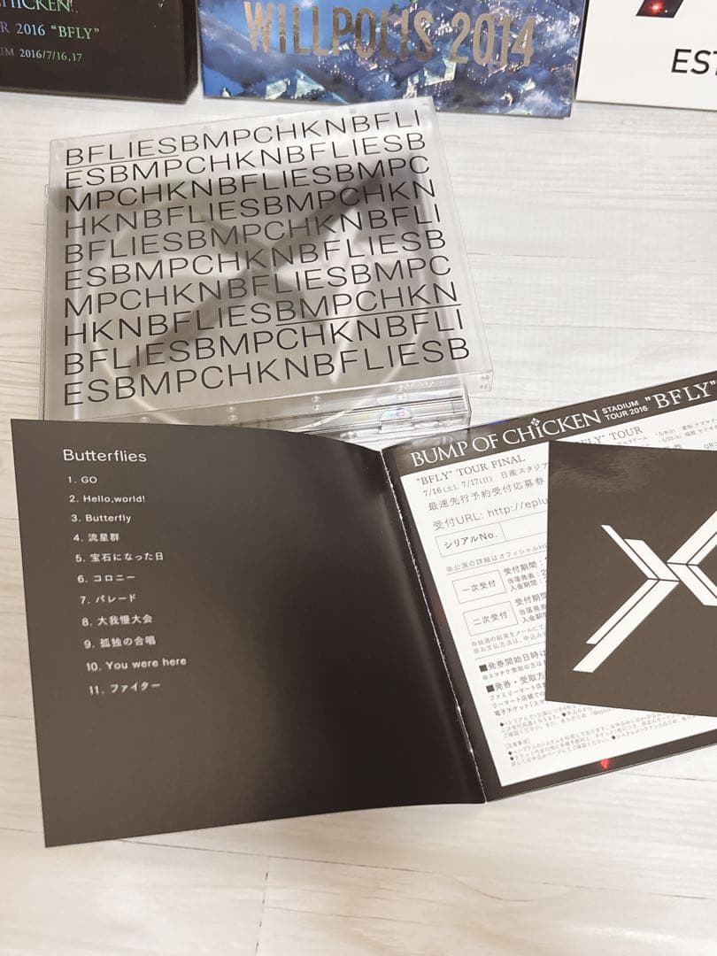 バンプオブチキン 初回盤 DVD CD 7点 金テープ まとめ売り