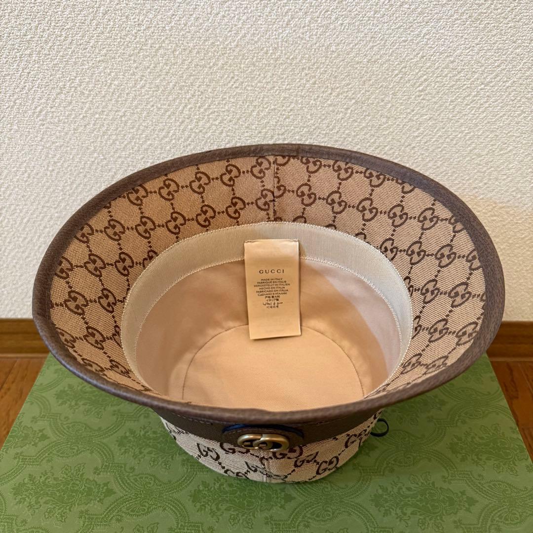 GUCCI GGパターン バケットハット Ｓサイズ