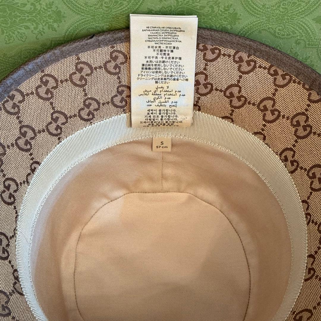 GUCCI GGパターン バケットハット Ｓサイズ