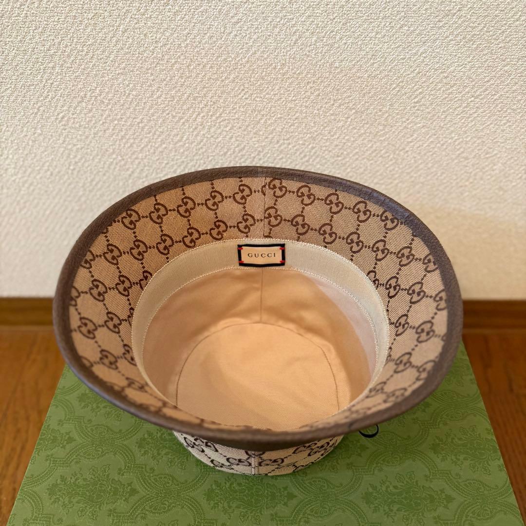 GUCCI GGパターン バケットハット Ｓサイズ