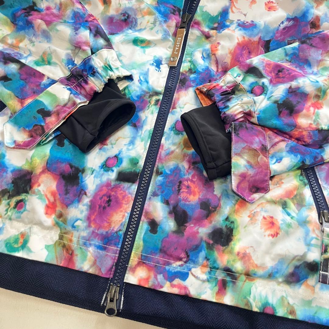 【極美品】sista.Jスキー スノボ ウェア 上下セット レディースS 総柄