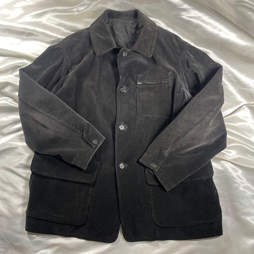 98AW ワイズフォーメン　コーデュロイ　カバーオール　ブラウン　L