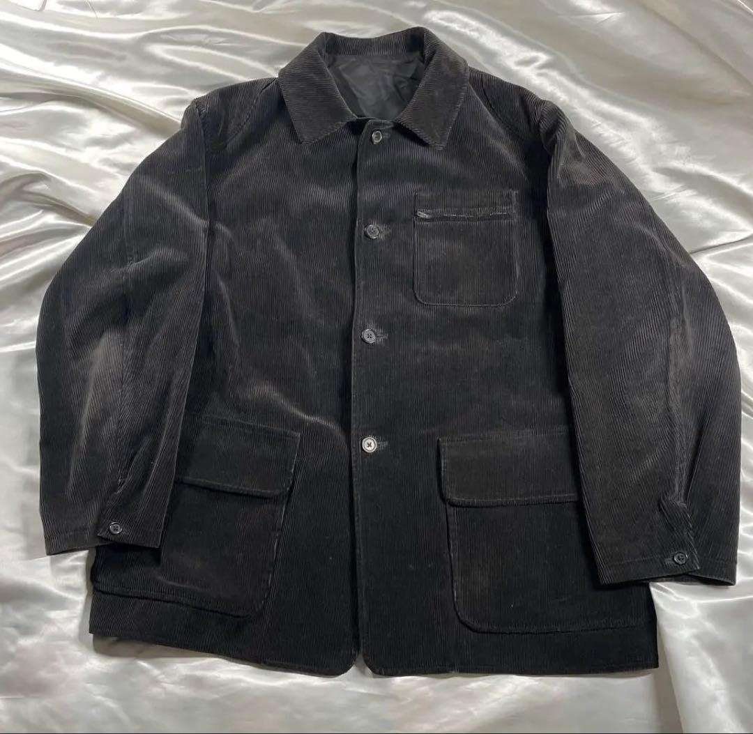 98AW ワイズフォーメン　コーデュロイ　カバーオール　ブラウン　L