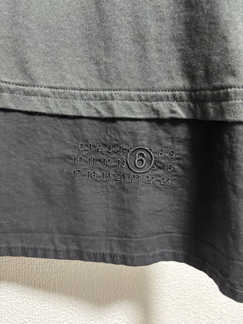 mm6 レイヤードロングTシャツ