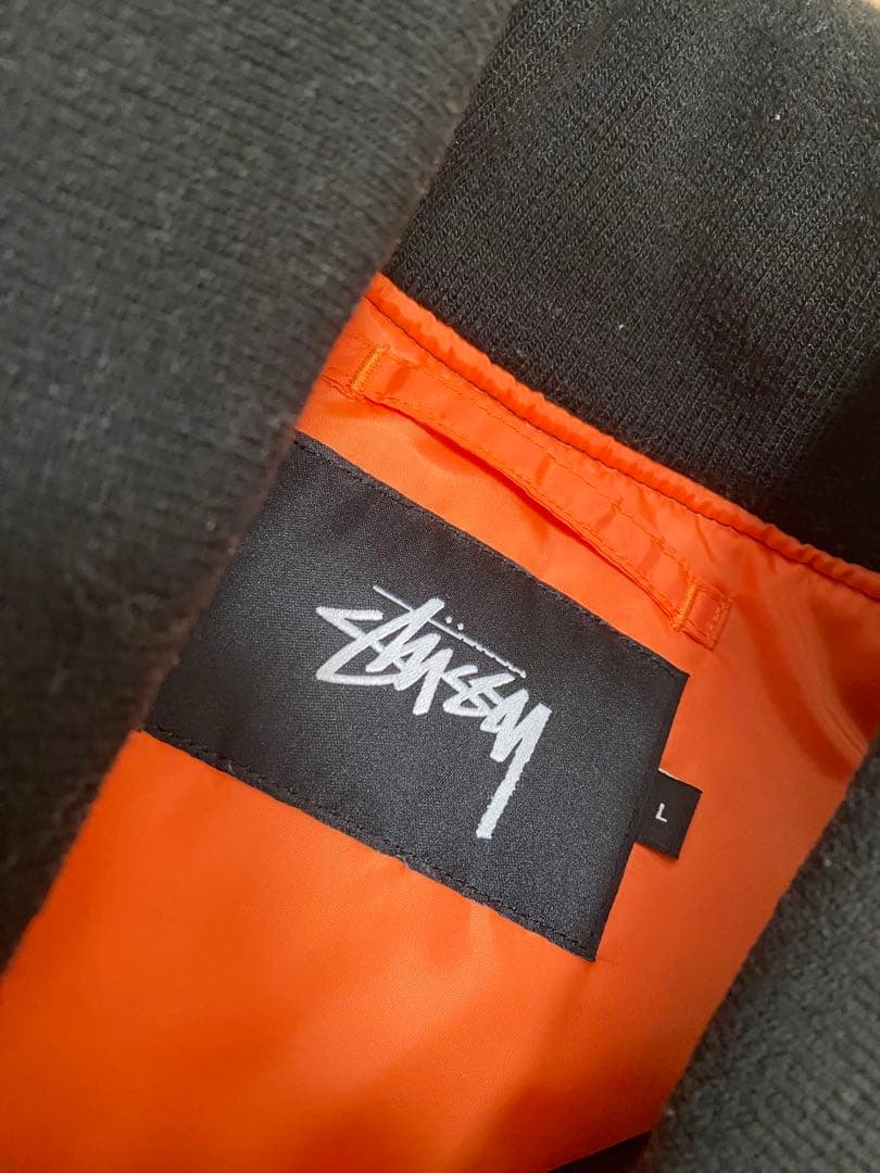 STUSSY FRAGMENT MA-1 ブラック