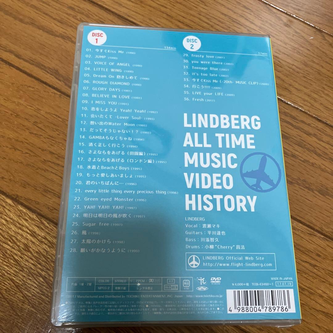 LINDBERG ALL TIME MUSIC VIDEO HISTORY 新品
