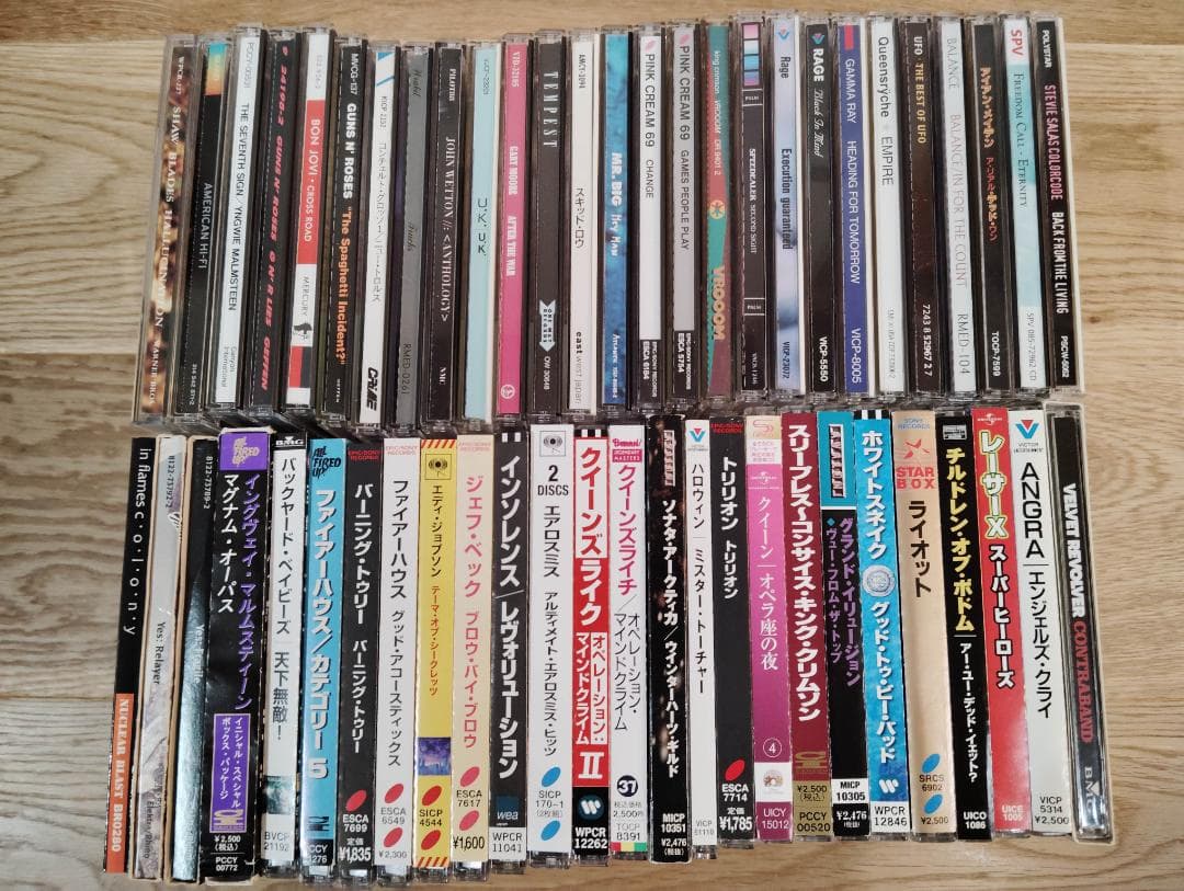 中古　ヘヴィーメタル　ヘビーメタル　ハードロック　ＣＤ　まとめて　53枚