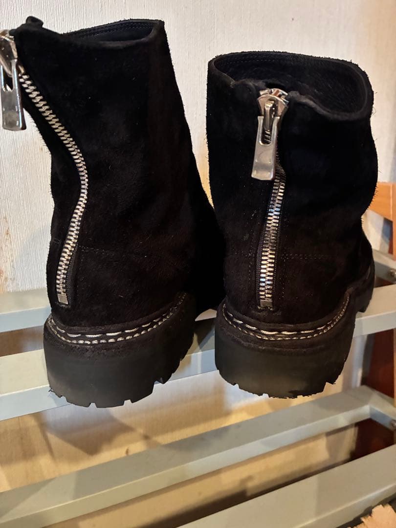 GUIDI 796V_N HORSE REVERSE LINED（BLK T)