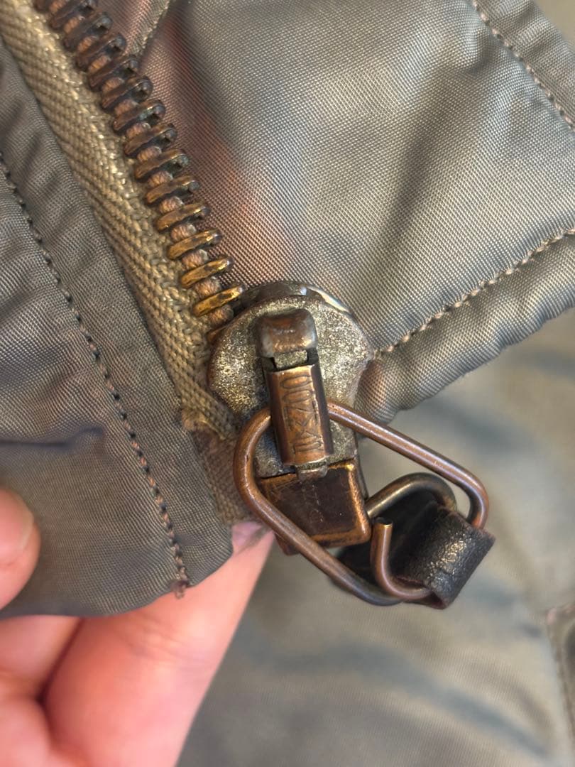 米軍実物MA-1 8279B M 50s EXCEL GARMENT 黒タグ