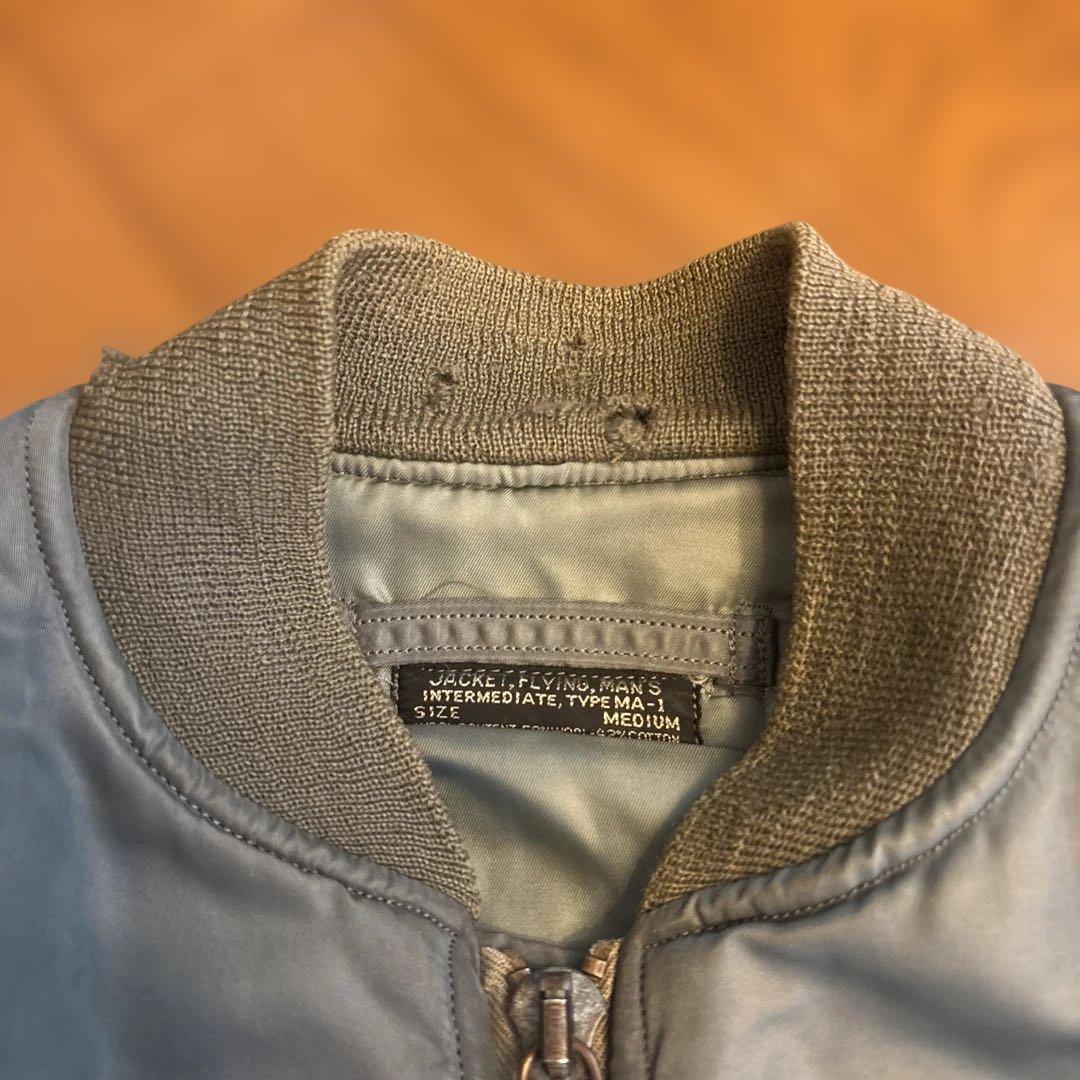 米軍実物MA-1 8279B M 50s EXCEL GARMENT 黒タグ