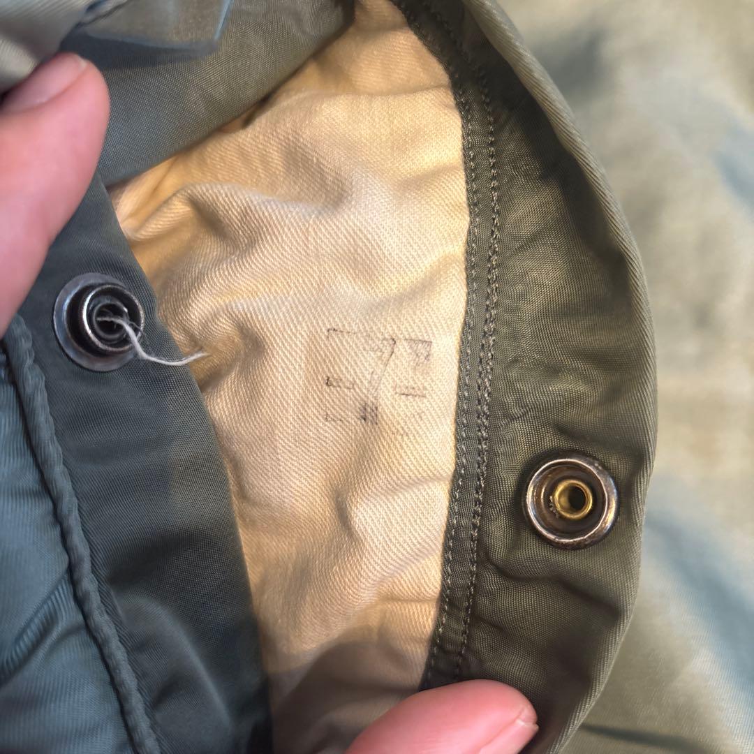 米軍実物MA-1 8279B M 50s EXCEL GARMENT 黒タグ