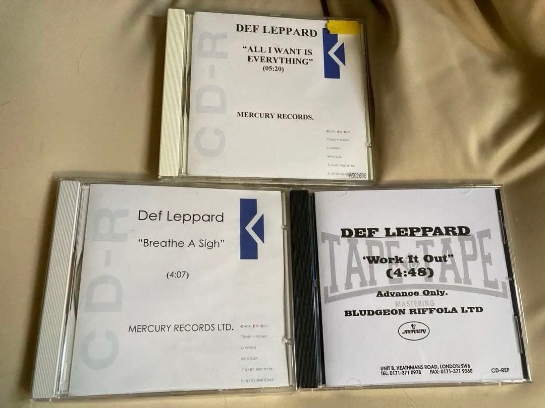 レア　Def Leppard プロモCD ２２枚とおまけ　デフレパード