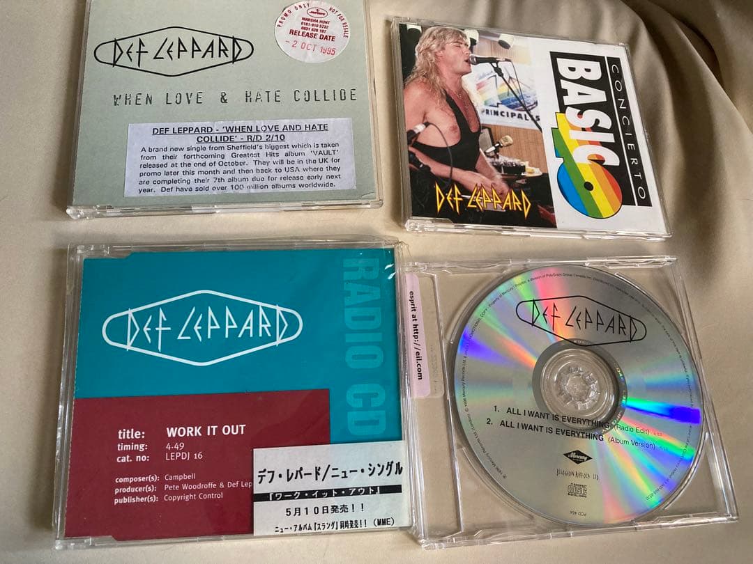 レア　Def Leppard プロモCD ２２枚とおまけ　デフレパード