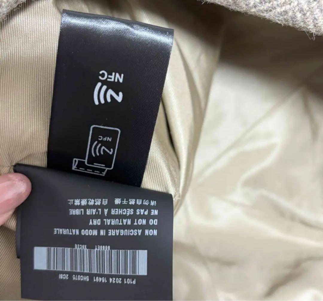 miumiu ウール シェブロン ベレー