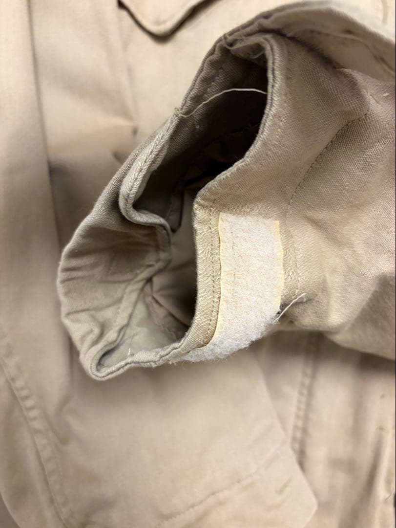 【美品】米国製 ALPHA m65 フィールドジャケット ベージュ 80s