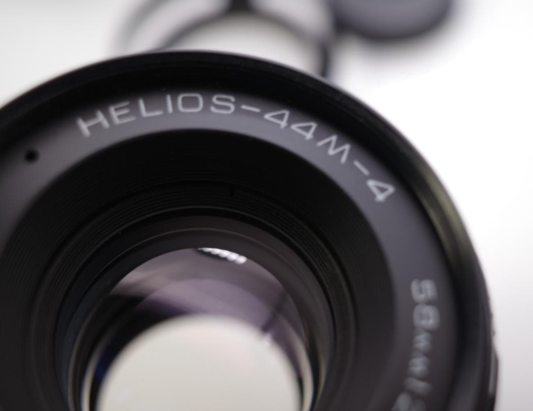 12 新品未使用　ぐるぐるボケレンズ　ヘリオス　44M-4　M42アダプター付