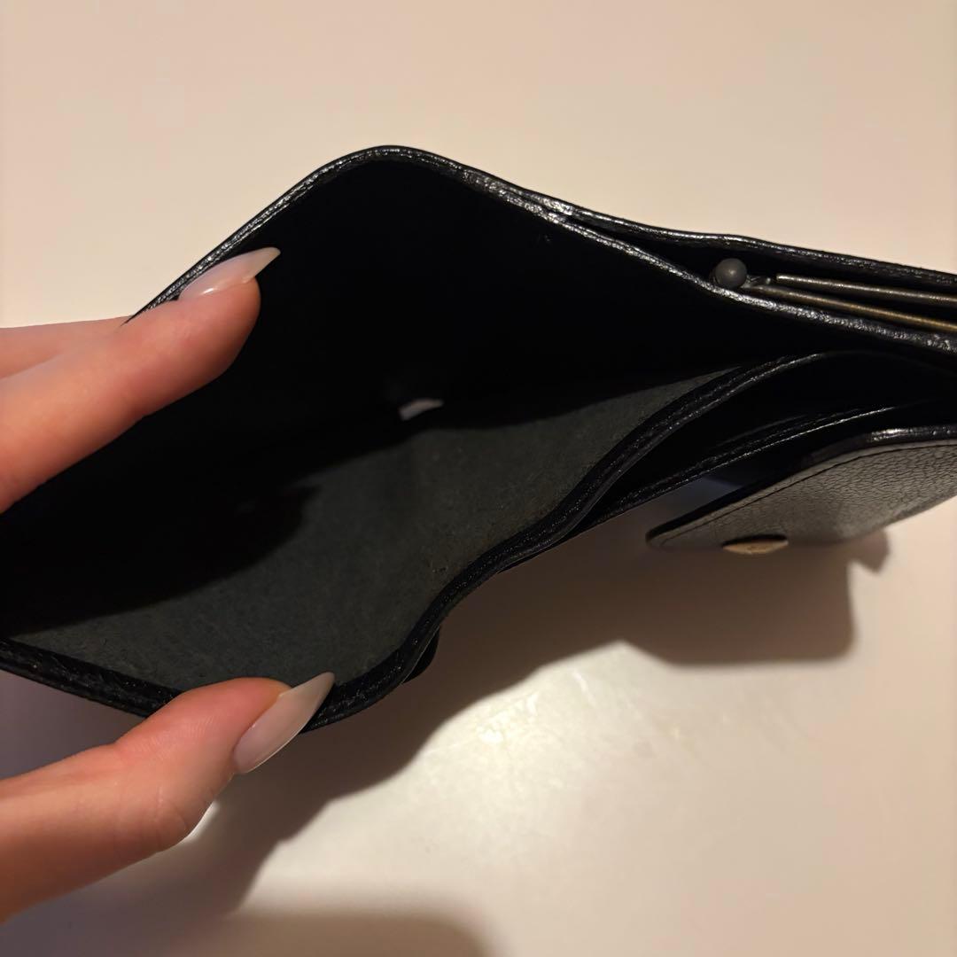 イルビゾンテ IL BISONTE がま口二つ折り財布