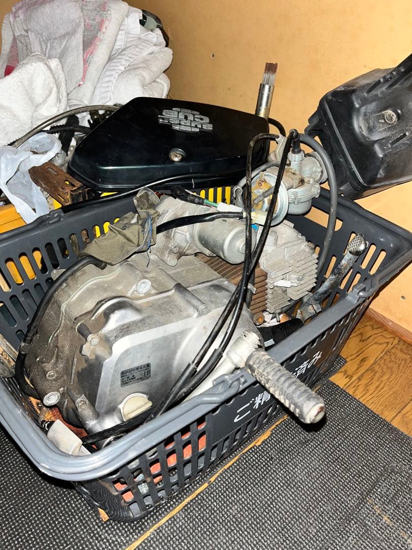 発送可能　スーパーカブカスタム50 エンジン　16134キロ実働外し　C50E