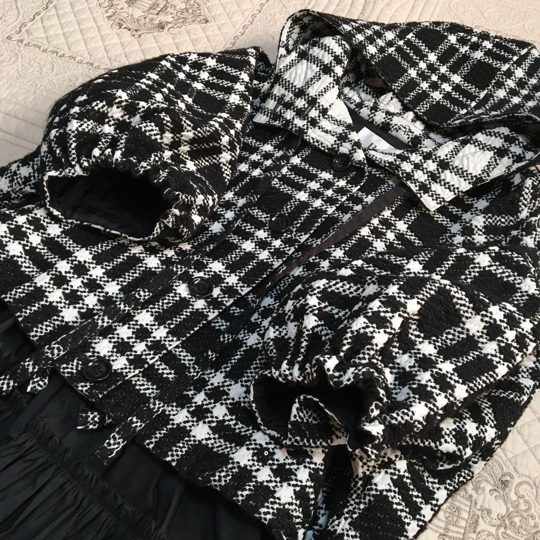 Rene ルネ♡素敵なツイードジャケット　卒業式　ブラックフォーマル