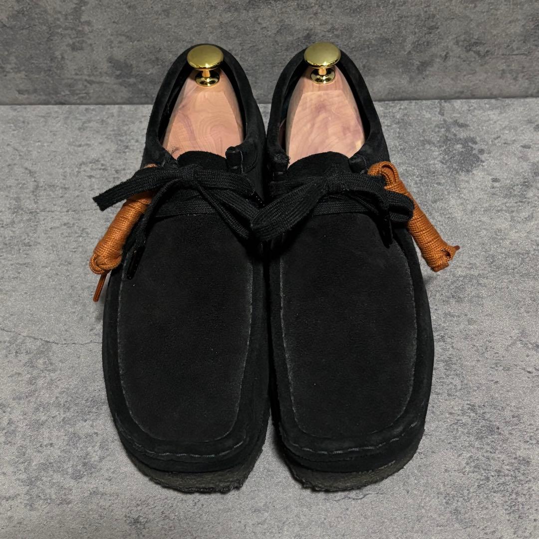 極美品　クラークスオリジナルズ　ワラビー　モカシン　ブラック　スエード　2223