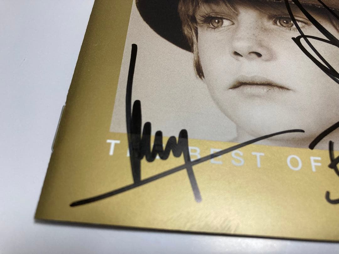 レア　u2 直筆サインCD BEST bono edge Larry adam