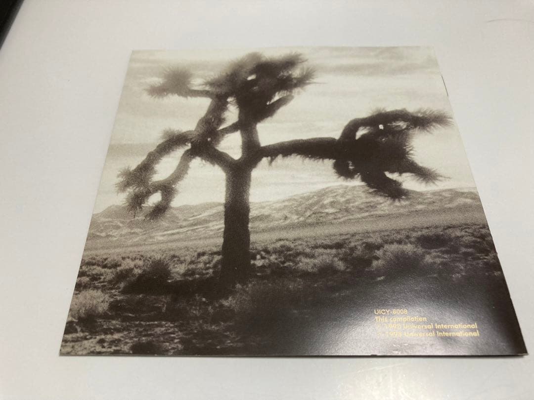 レア　u2 直筆サインCD BEST bono edge Larry adam