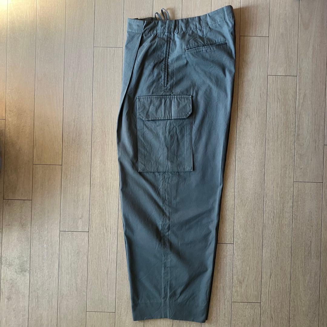 パンツ blurhms 3 Washed Gabardine Super Wide
