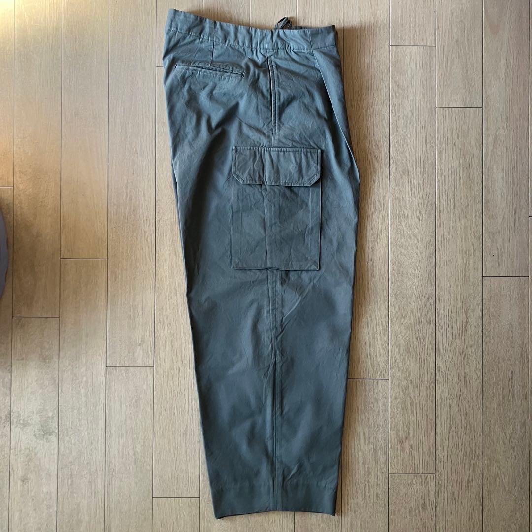 パンツ blurhms 3 Washed Gabardine Super Wide
