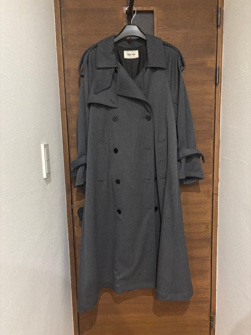THETOE AVIGNON TRENCH COAT グレー