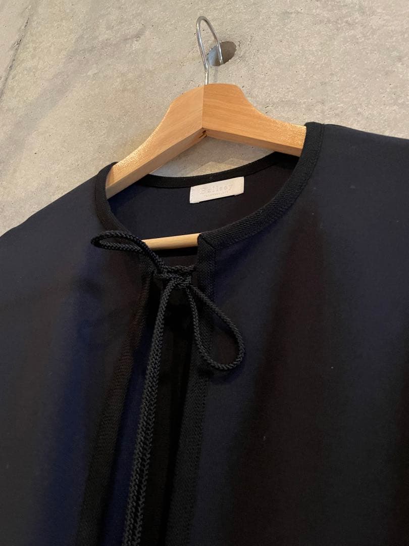 Ballsey アセテートナイロンミラノリブクルーネックカーディガン