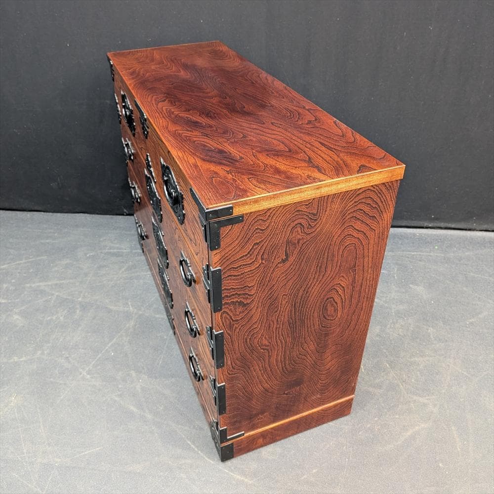 美品　岩谷堂箪笥　欅産業　うるし　欅 ケヤキ　整理箪笥　タンス　箪笥　チェスト