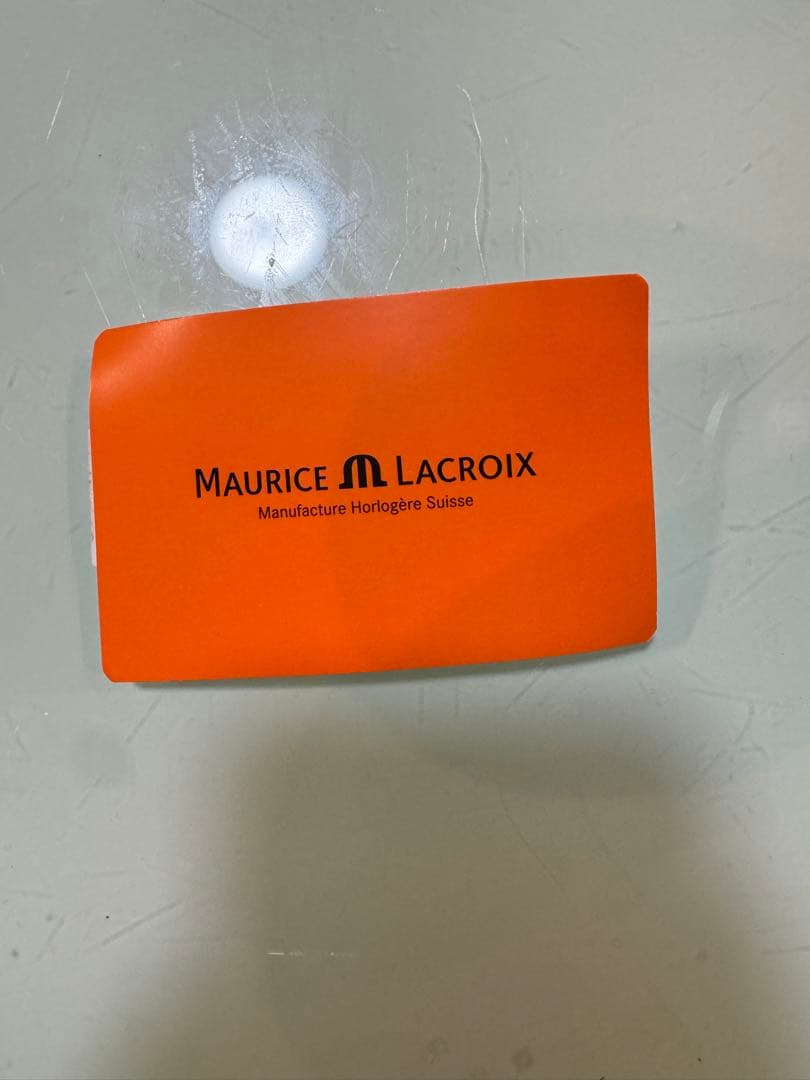 Y*N様 Maurice Lacroix アイコン　タイド　時計 オレンジ