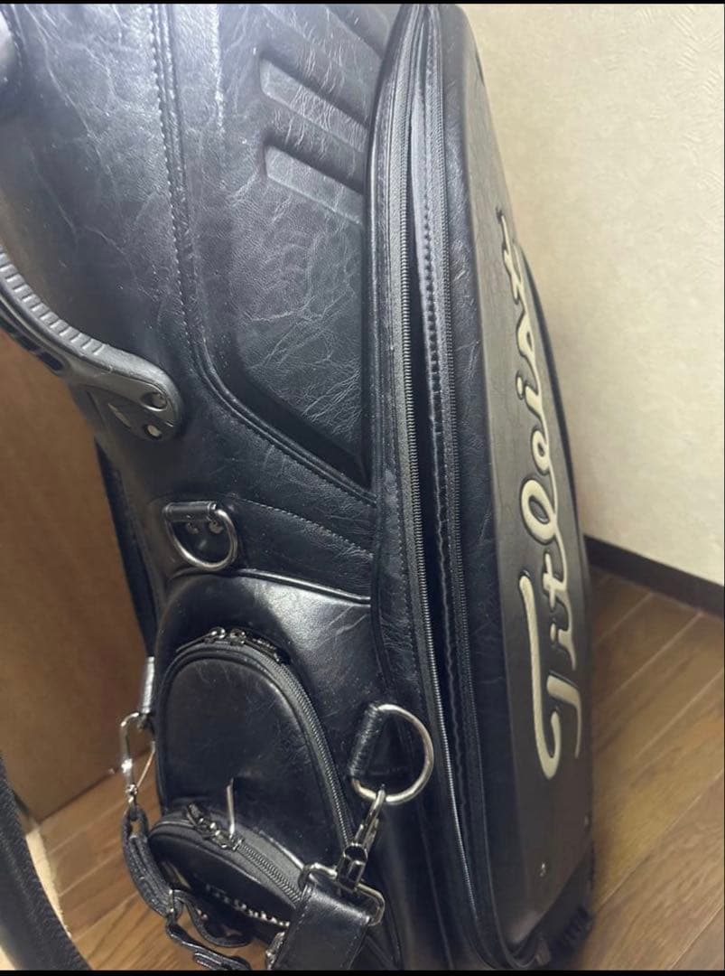 ✨️美品 Titleist ブラック キャディバッグ 9.5型 3点式ショルダー