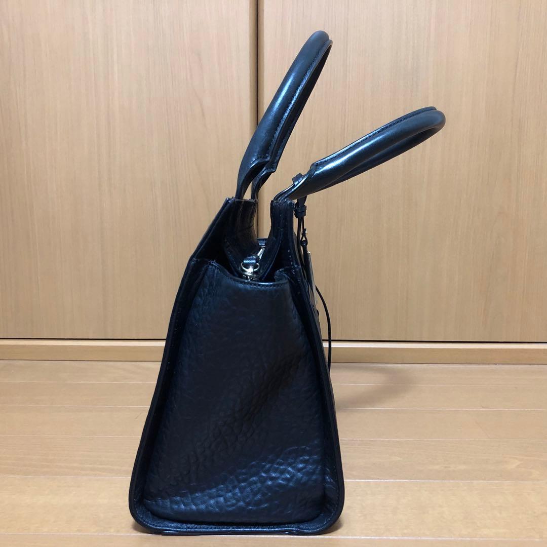【 コールハーン 】ハンドバッグ ショルダーバッグ レザー 本革 型押し 黒