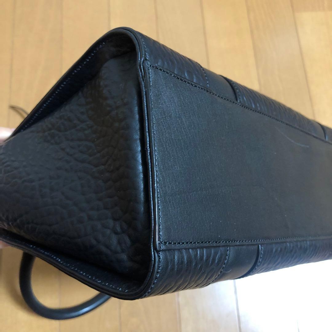 【 コールハーン 】ハンドバッグ ショルダーバッグ レザー 本革 型押し 黒