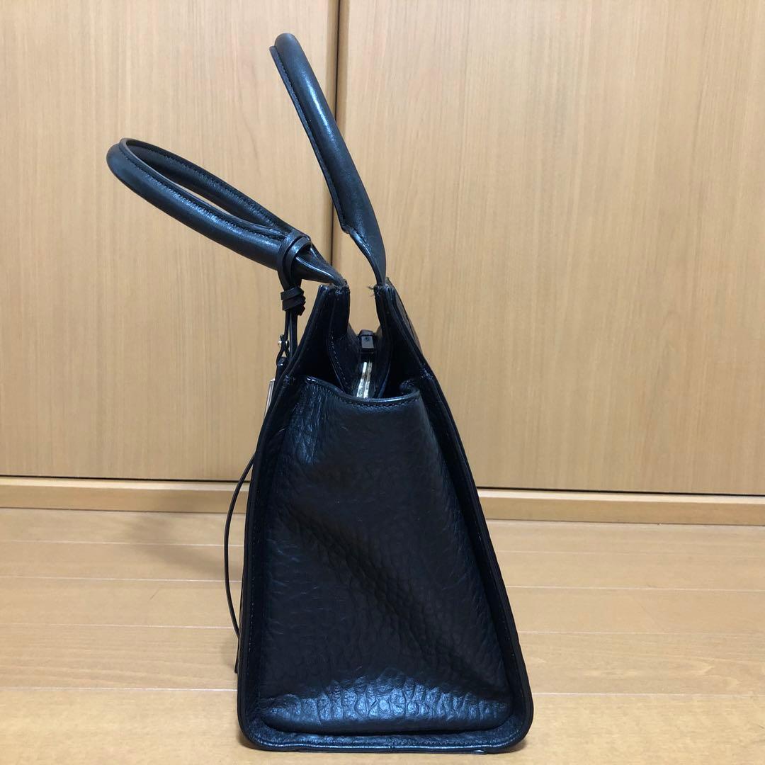 【 コールハーン 】ハンドバッグ ショルダーバッグ レザー 本革 型押し 黒