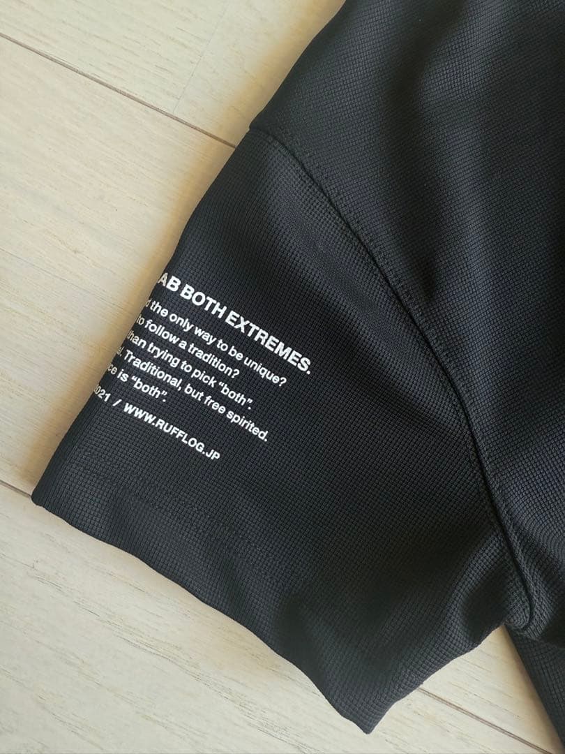 RUFFLOG ブラック モックネックシャツ S