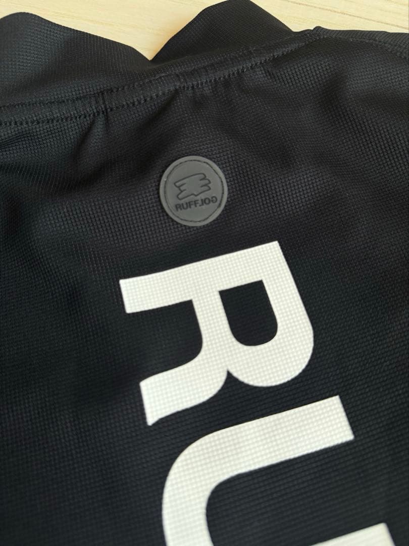 RUFFLOG ブラック モックネックシャツ S