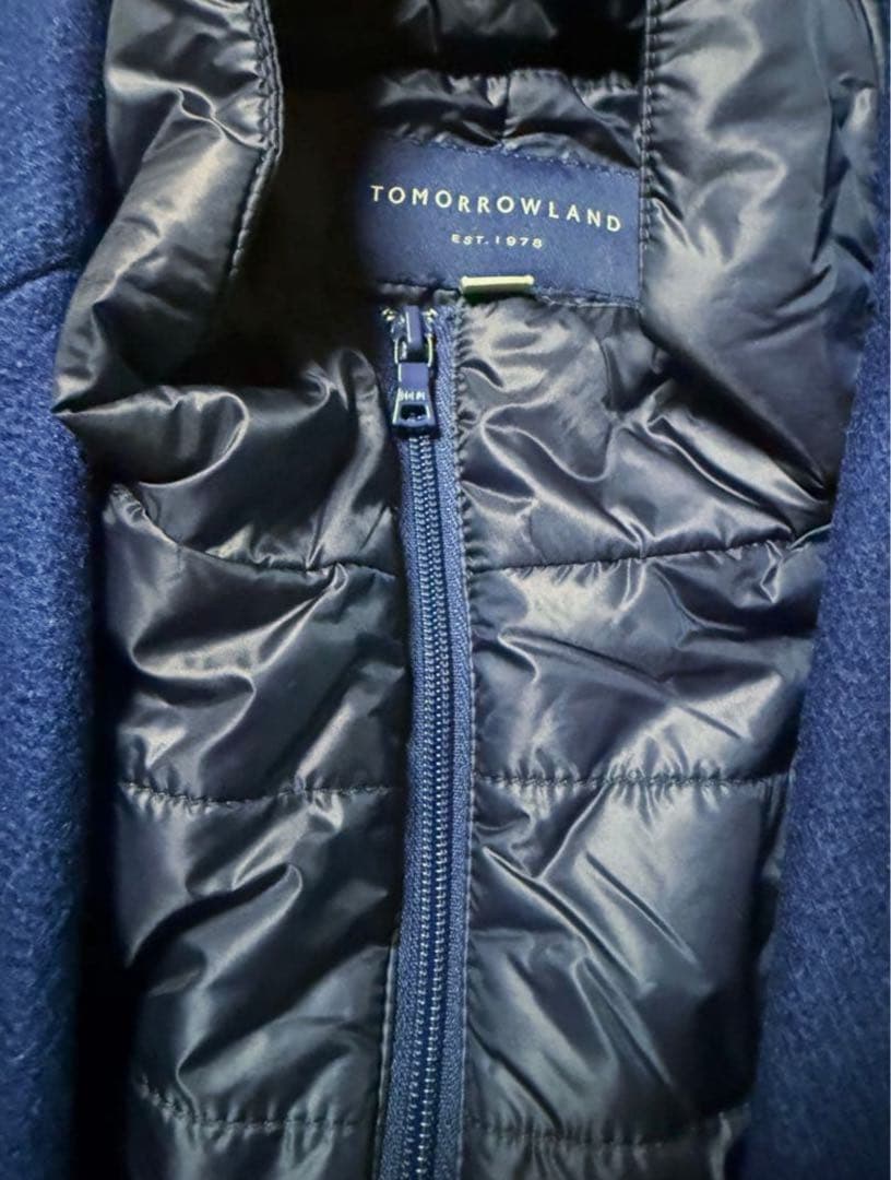 バ*ネ様 トゥモローランド 17AW ニット メルトン ダウンライナー付 チェス