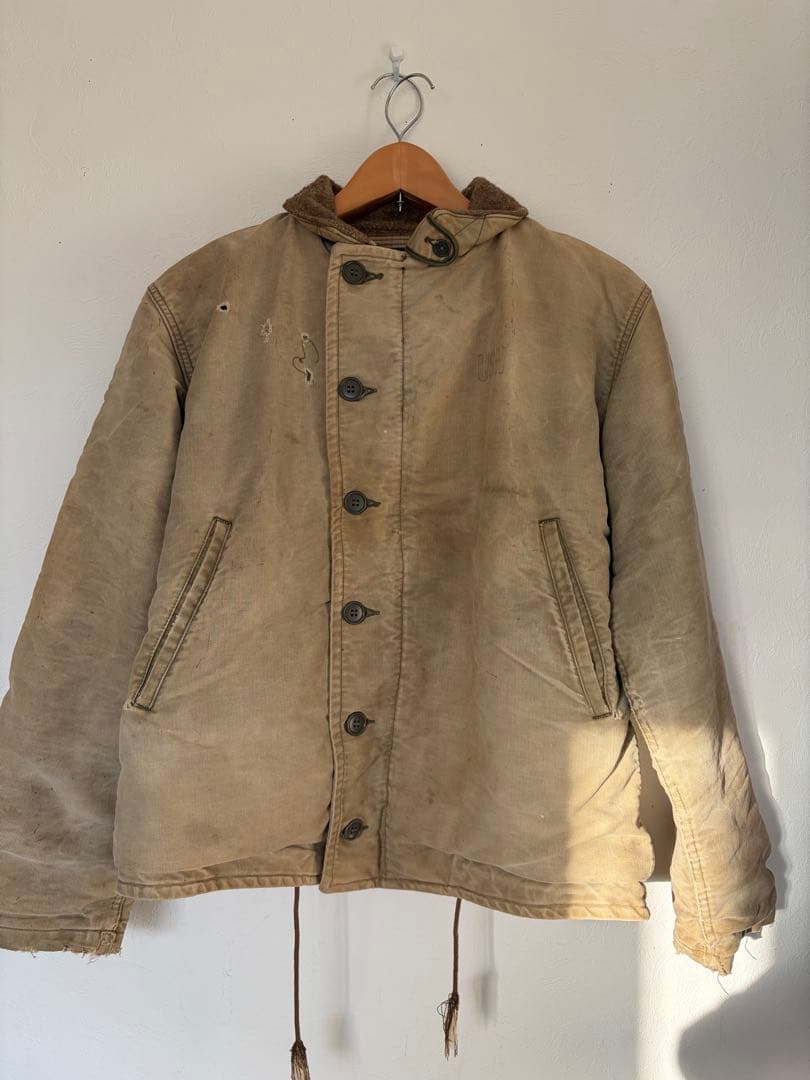 【今週限り】 40s 50s usnavy N1 デッキジャケット size42