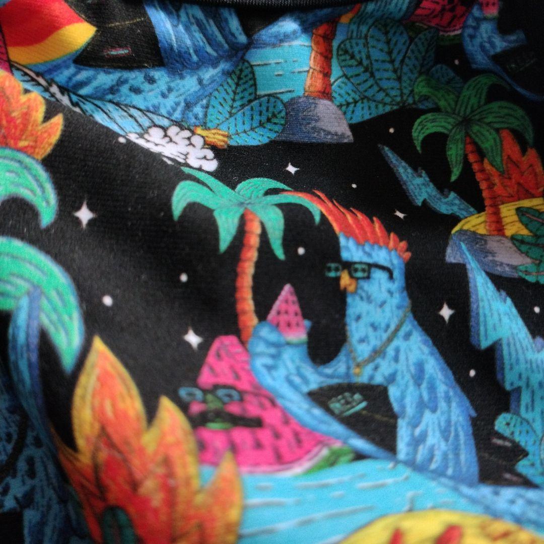 モルガとのコラボ　speedo ロゴなしトロピカル柄 ワンピース水着