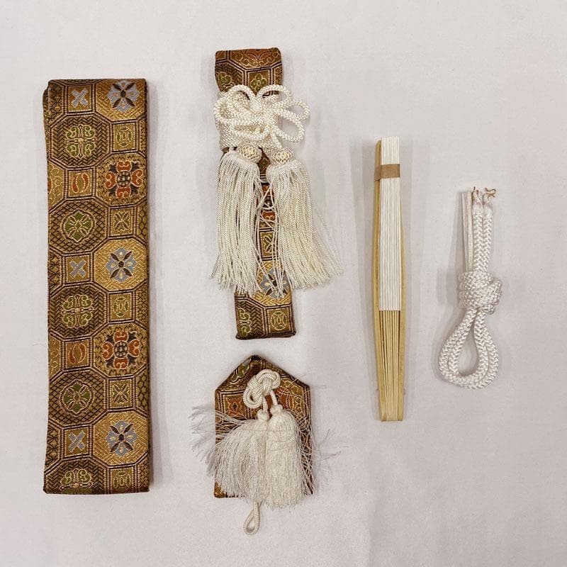 509ab46◎七五三 五歳 男児 着物&羽織&袴&角帯&長襦袢 鷹松 茶系◎