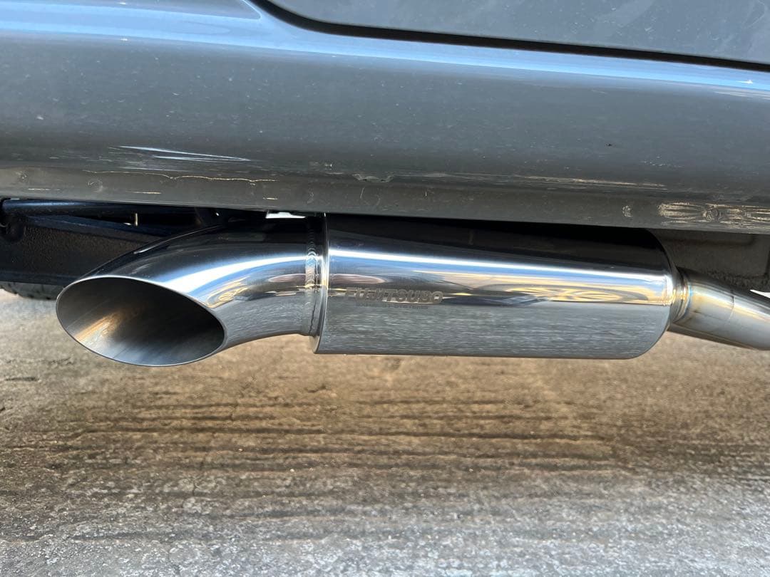 ジムニーJB64 フジツボ サイド出しマフラー A-K 走行200km