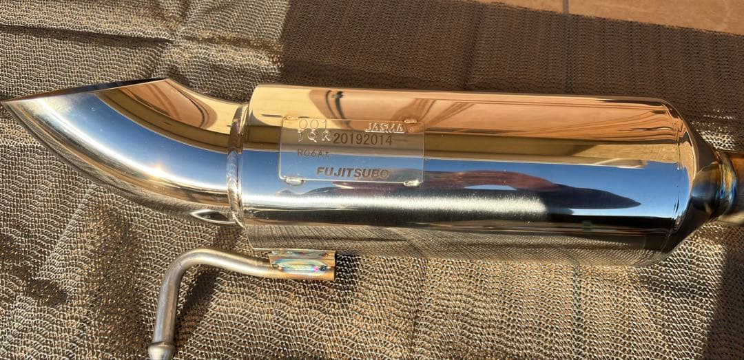 ジムニーJB64 フジツボ サイド出しマフラー A-K 走行200km