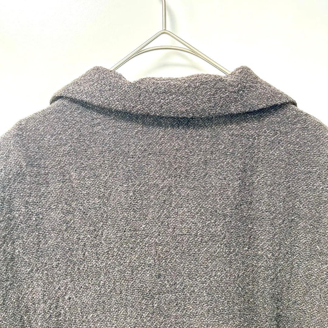 【極美品】慈雨 ジウ センソユニコ 変型ジャケット アシンメトリー L 40 黒