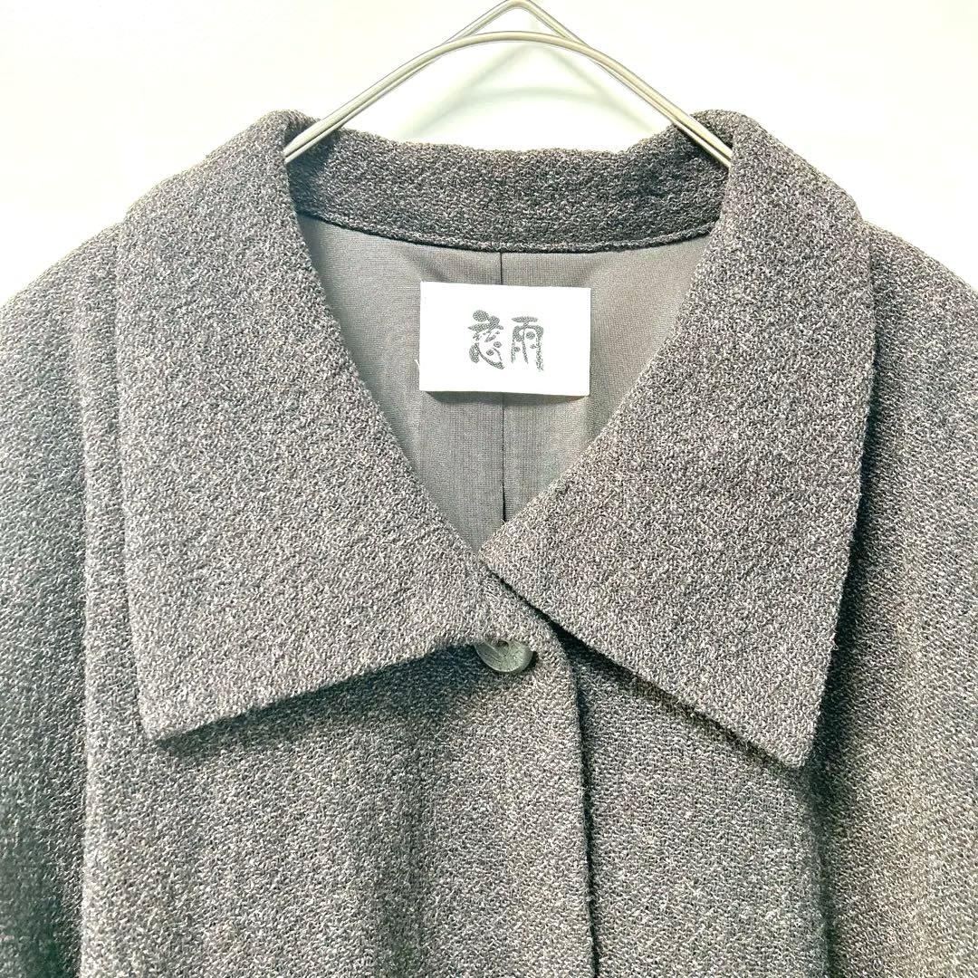 【極美品】慈雨 ジウ センソユニコ 変型ジャケット アシンメトリー L 40 黒