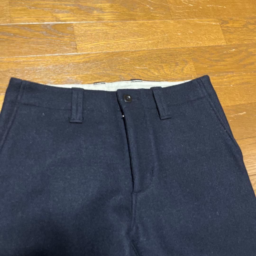 マーガレットハウエル ウールパンツ 濃紺